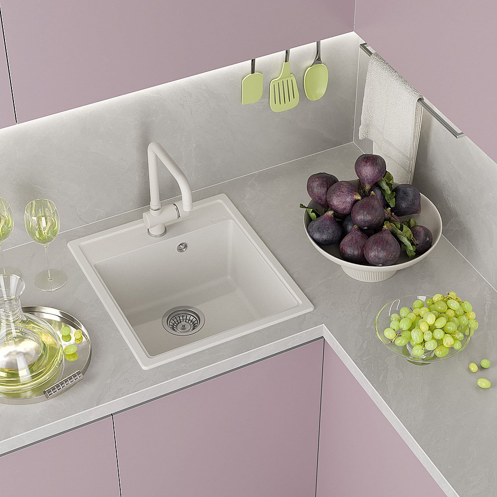 Кухонная мойка Misty Imperial 46 IMP-46х51-03 жасмин купить в интернет-магазине сантехники Sanbest
