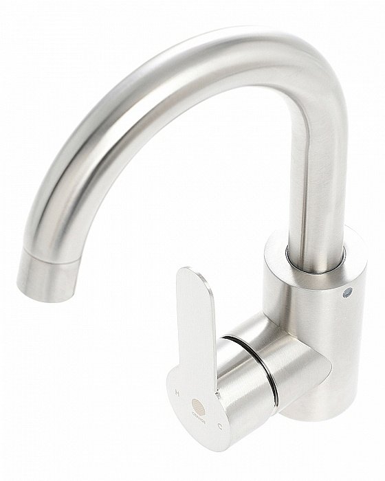 Смеситель для раковины Orange Steel M99-011ni никель купить в интернет-магазине сантехники Sanbest