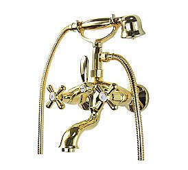 Смеситель для ванны Webert ARMONY AM720201010(153) золото купить в интернет-магазине сантехники Sanbest