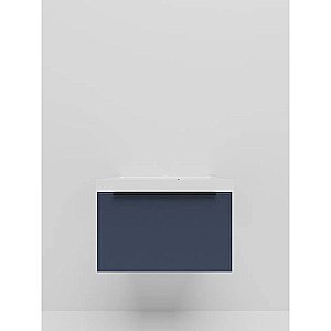 Тумба с раковиной La Fenice Simpla 60 FNC-01-SIM-BG-60 синяя матовая для ванной в интернет-магазине Sanbest