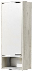 Пенал Акватон Флай белый/светлое дерево для ванной в интернет-магазине сантехники Sanbest