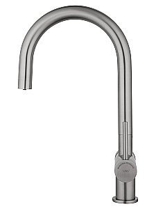 Смеситель для кухни c подключением фильтра WONZON & WOGHAND WW-3211-BS никель брашированный купить в интернет-магазине сантехники Sanbest