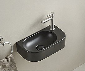 Раковина подвесная Gid Suspendido 40 Bm9274 62204L черная матовая купить в интернет-магазине Sanbest