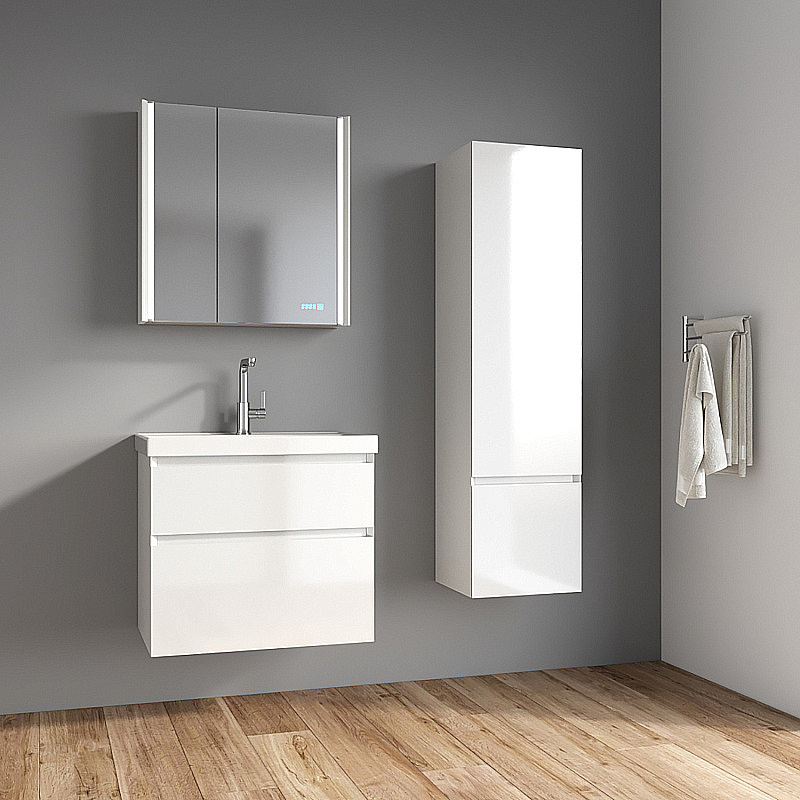 Пенал Azario Velluto 40 CS00088605 белый матовый для ванной в интернет-магазине сантехники Sanbest