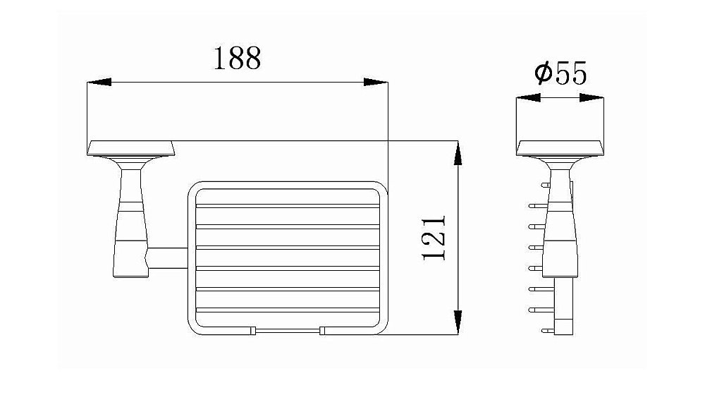 Мыльница Rush Balearic BA39410 купить в интернет-магазине сантехники Sanbest