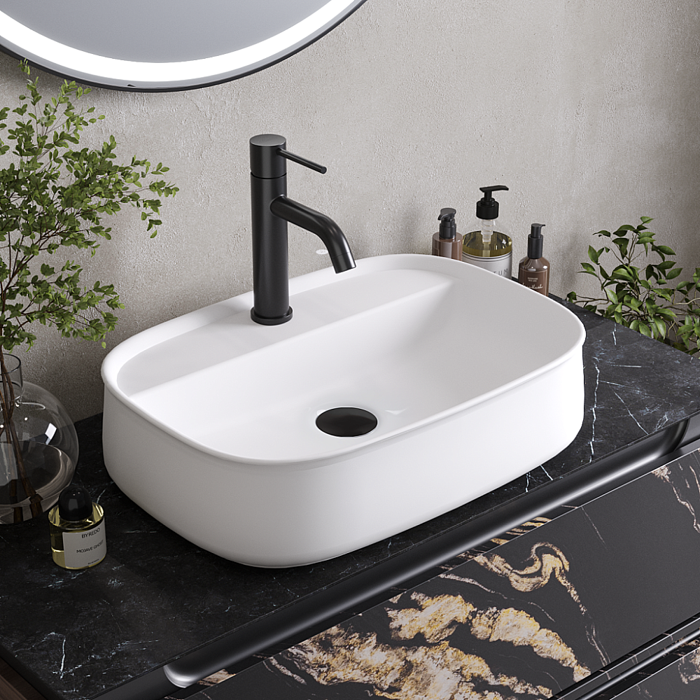 Раковина Cezares 55 CZR-6580 белая купить в интернет-магазине Sanbest