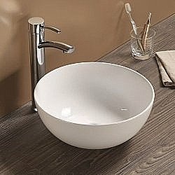 Раковина накладная Art&Max 36 AM-107 белая купить в интернет-магазине Sanbest