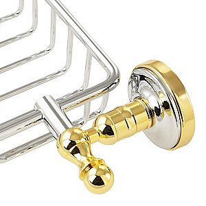 Мыльница Migliore Mirella ML.MRL-M088.CRDO хром/золото купить в интернет-магазине сантехники Sanbest