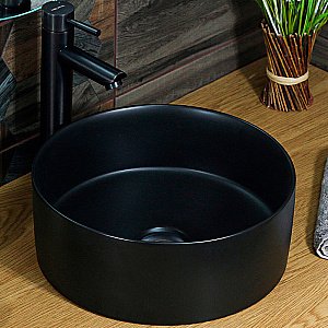 Раковина Jorno Melana 36 MLN-320357MB черная матовая купить в интернет-магазине Sanbest
