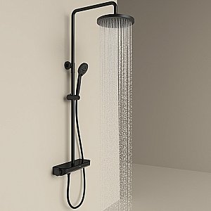 Душевая система Sancos Teo SC11002MB черный матовый купить в интернет-магазине сантехники Sanbest