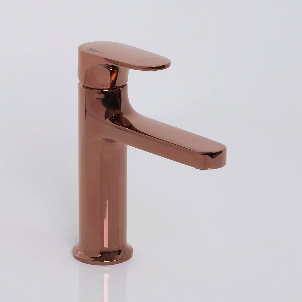 Смеситель для раковины WasserKRAFT Asphe 7700 7703 розовое золото купить в интернет-магазине сантехники Sanbest