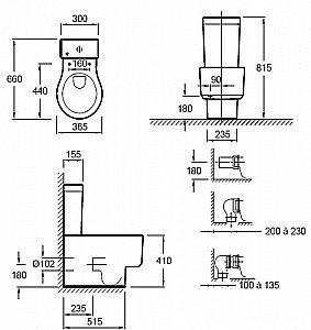 Унитаз Jacob Delafon FORMILIA VIRAGIO 4449K-00 с бачком, с крышкой микролифт купить в интернет-магазине Sanbest