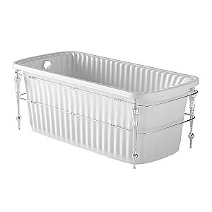 Ванна Migliore Olivia Console 24327 174х80 белая,хром купить в интернет-магазине Sanbest