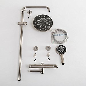 Душевая система Cezares STYLUS STYLUS-CVD-IN сатин купить в интернет-магазине сантехники Sanbest