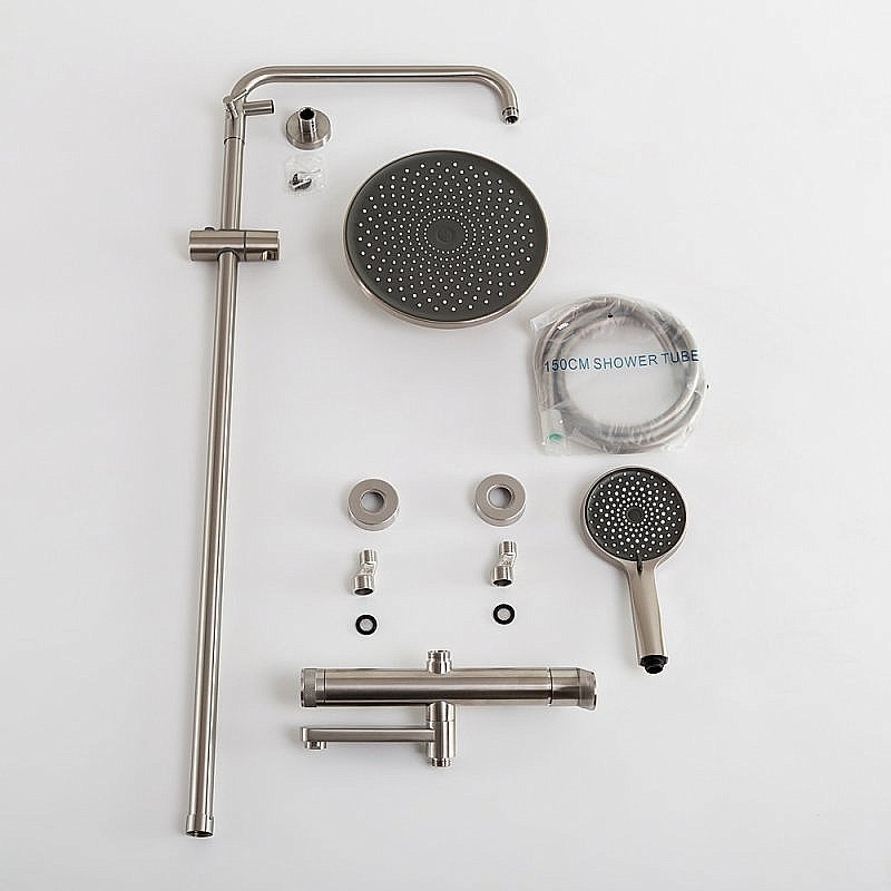 Душевая система Cezares STYLUS STYLUS-CVD-IN сатин купить в интернет-магазине сантехники Sanbest