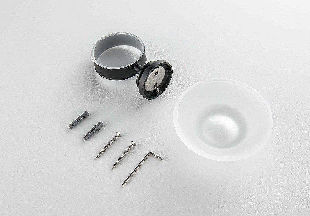 Мыльница Aquatek Классик AQ4503MB стекло матовое/черная матовая купить в интернет-магазине сантехники Sanbest