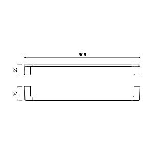 Полотенцедержатель Iddis Slide SLISC10i49 купить в интернет-магазине сантехники Sanbest