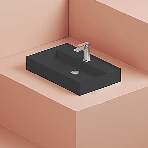 Раковина Artceram Scalino 75 SCL008 17 00 Nero Matt купить в интернет-магазине Sanbest