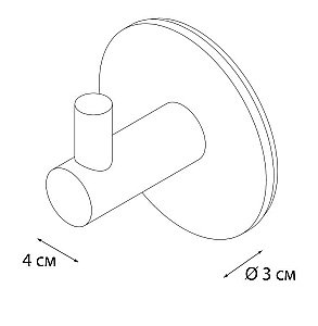 Крючок FIXSEN EQUIPMENT FX-558B купить в интернет-магазине сантехники Sanbest