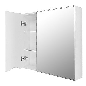Зеркальный шкаф Loranto Santorini 70 белый глянцевый купить в интернет-магазине сантехники Sanbest