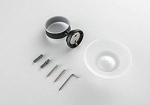 Мыльница Aquatek Классик AQ4503MB стекло матовое/черная матовая купить в интернет-магазине сантехники Sanbest