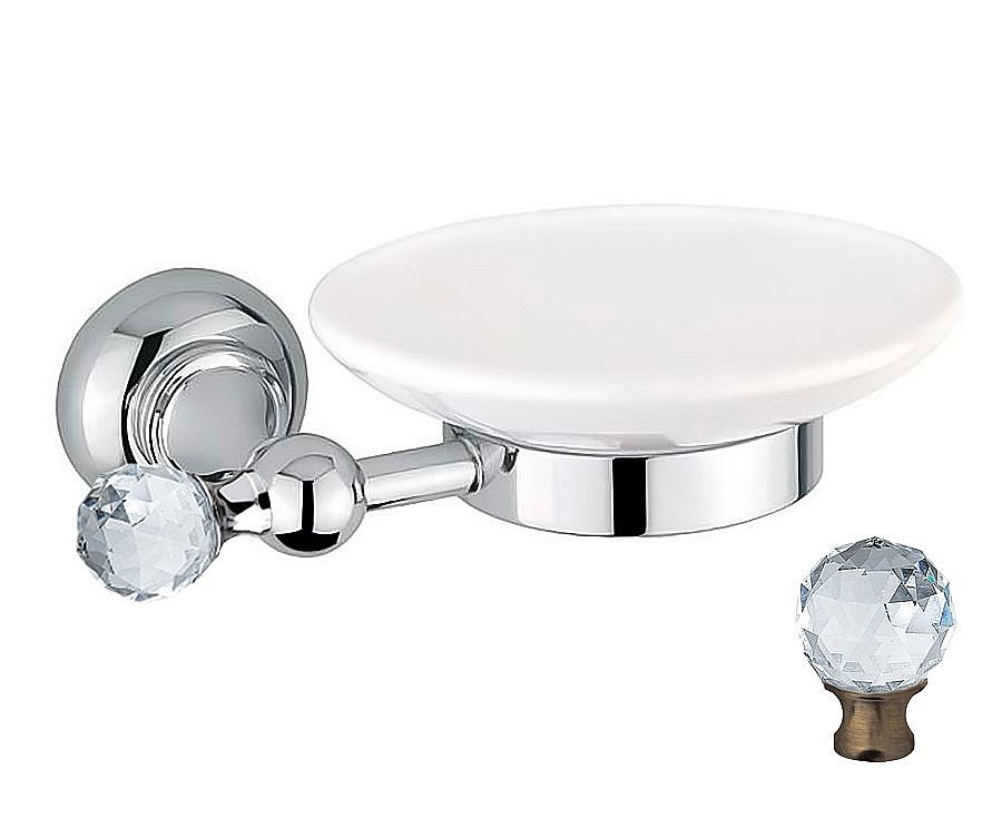 Мыльница Cezares APHRODITE-SODS-02-Sw бронза/Swarovski купить в интернет-магазине сантехники Sanbest