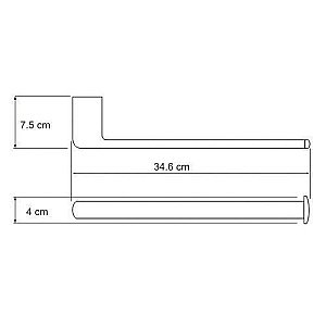 Полотенцедержатель WasserKRAFT Berkel К-6851 купить в интернет-магазине сантехники Sanbest