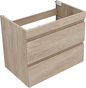 Тумба с раковиной Aquanet Нота New 334198 75 дуб светлый для ванной в интернет-магазине Sanbest