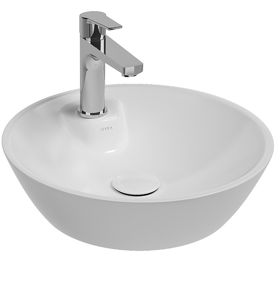 Раковина ISVEA SistemaY Soft 45 10SY66045SV белая купить в интернет-магазине Sanbest