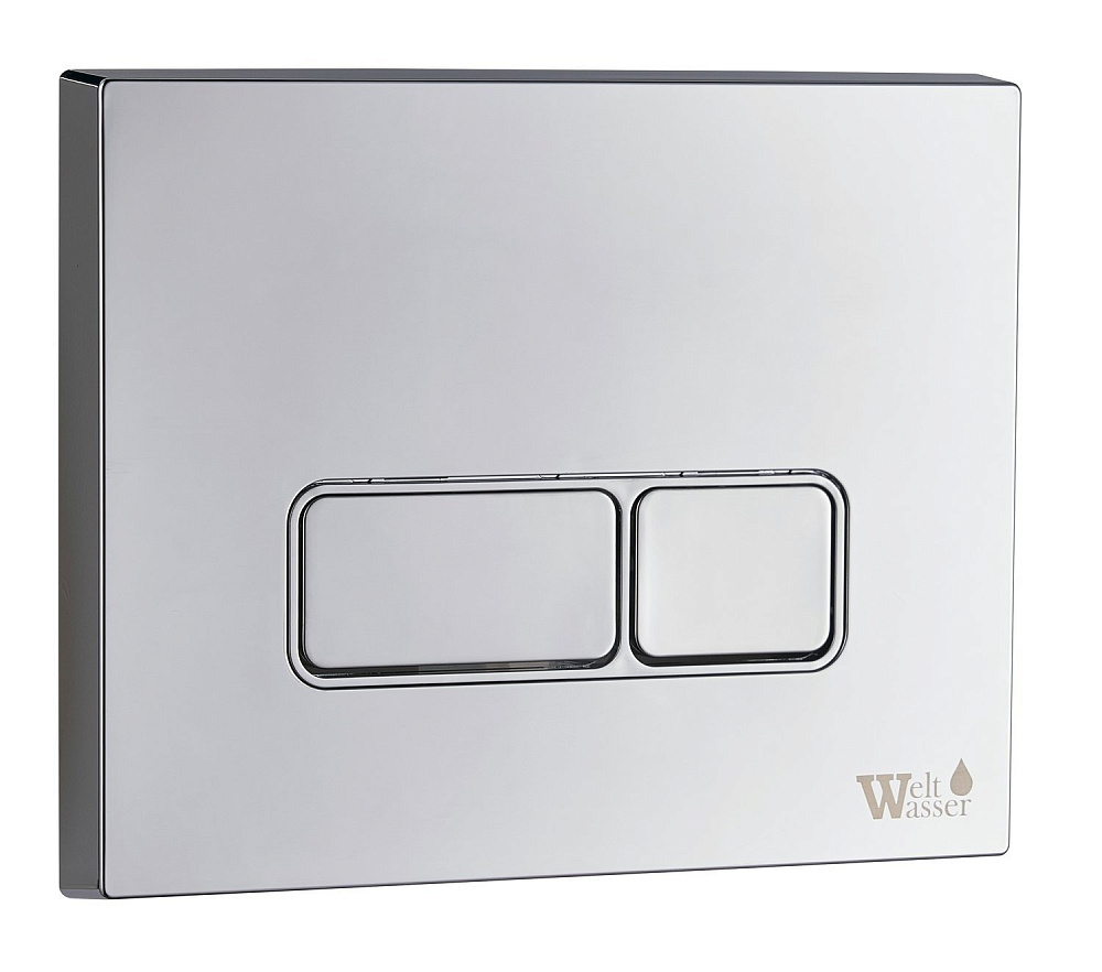 Кнопка для инсталляции WeltWasser MAR 410 SE матовый хром купить в интернет-магазине сантехники Sanbest