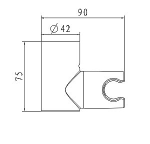 Настенный держатель WONZON & WOGHAND, Хром (WW-994224-CR) купить в интернет-магазине сантехники Sanbest