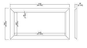 Зеркало Devon&Devon Regent EFREGENTOF в ванную от интернет-магазине сантехники Sanbest