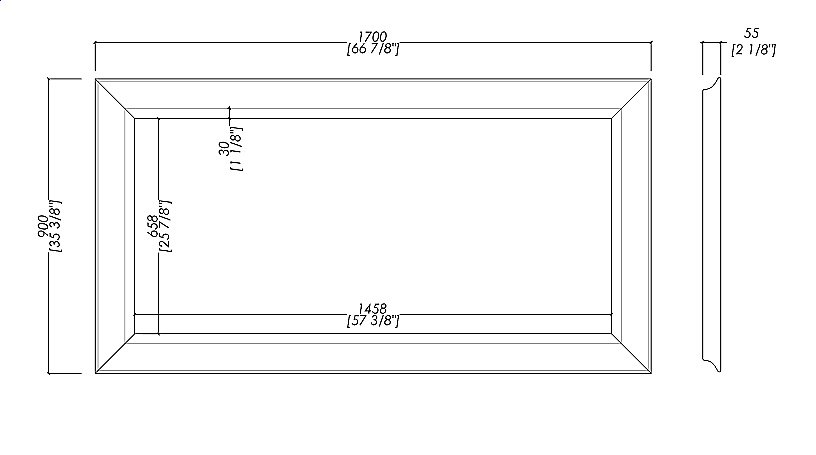 Зеркало Devon&Devon Regent EFREGENTOF в ванную от интернет-магазине сантехники Sanbest