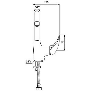 Смеситель для раковины Vidima Orion BA364AA купить в интернет-магазине сантехники Sanbest