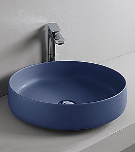 Раковина накладная Artceram Cognac 48 COL002 16 00 Blu Zaffiro купить в интернет-магазине Sanbest