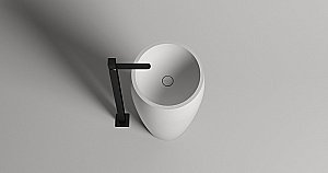 Раковина напольная Salini Armonia 03 130113SM 47 из искусственного камня S-Stone, белая матовая купить в интернет-магазине Sanbest