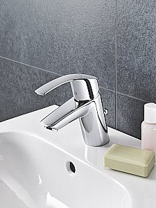 Раковина на полупьедестале Grohe Euro Ceramic 45 белая купить в интернет-магазине Sanbest