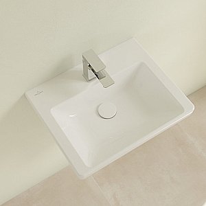 Раковина подвесная Villeroy&Boch Subway 3.0 50 43705001 альпийский белый купить в интернет-магазине Sanbest