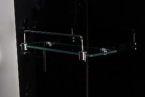 Душевая кабина Niagara Eco E120/80/40/TN 120х80 стекло тонированное/профиль хром купить в интернет-магазине Sanbest