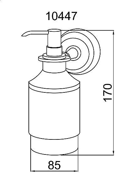 Диспенсер Boheme Brillante 10447 купить в интернет-магазине сантехники Sanbest