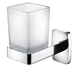 Стакан для зубных щеток CeramaLux Cube 12602 хром купить в интернет-магазине сантехники Sanbest