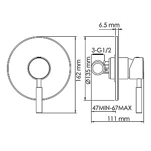 Смеситель для раковины WasserKRAFT A42583 никель купить в интернет-магазине сантехники Sanbest
