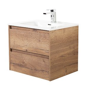 Тумба с раковиной BelBagno KRAFT 60 2C-SO/BB600ETL Rovere Tabacco для ванной в интернет-магазине Sanbest