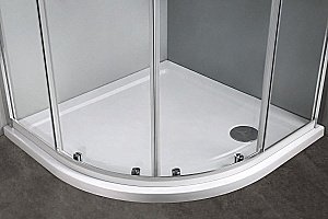 Душевой уголок Vincea Scala VSQ-2SC100CL 100x100 стекло прозрачное/профиль хром купить в интернет-магазине Sanbest