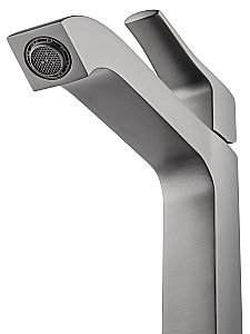 Смеситель для раковины высокий WONZON & WOGHAND FLEX, Темный графит (WW-88019072-BGM) купить в интернет-магазине сантехники Sanbest