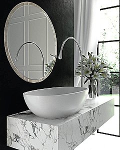 Раковина Holbi Tefia 63 Soft Rock 1.02.008.11.1 белая матовая купить в интернет-магазине Sanbest