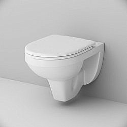 Унитаз подвесной Damixa Jupiter DX77C1738SC белый, с крышкой микролифт купить в интернет-магазине Sanbest