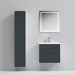 Тумба с раковиной AM.PM Gem 60 графит для ванной в интернет-магазине Sanbest