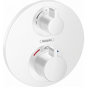 Смеситель для душа Hansgrohe Ecostat S 15758700 белый матовый купить в интернет-магазине сантехники Sanbest