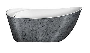 Ванна акриловая Lagard Minotti lgd-mnt-ts 170х76 белая,серебро купить в интернет-магазине Sanbest